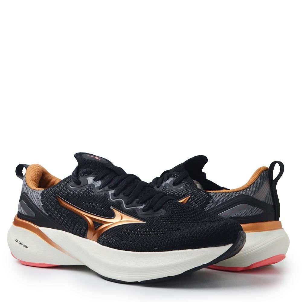 Tênis Esportivo Mizuno LGLOW Feminino 101133133 Preto 6