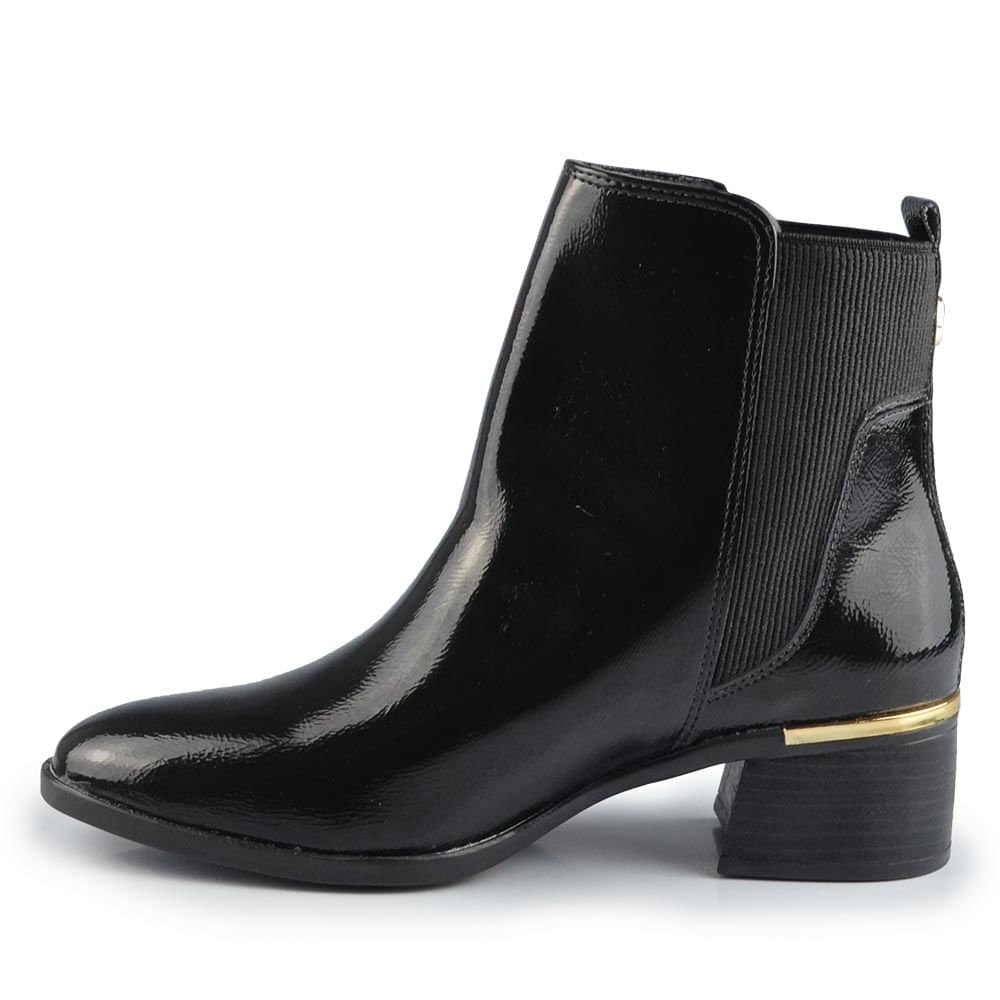 Bota Cano Curto Via Marte Feminina 098-016-01 Preto 3