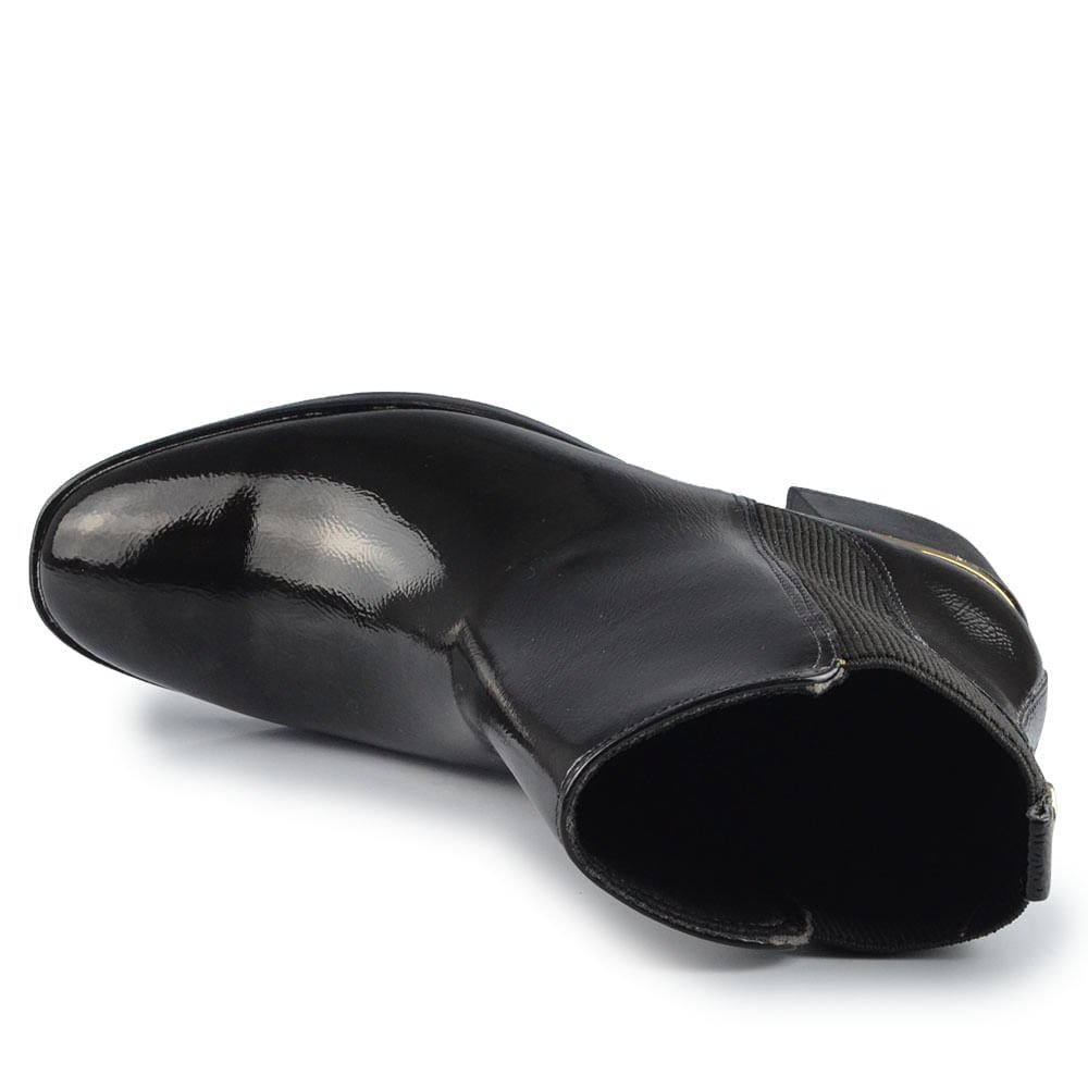Bota Cano Curto Via Marte Feminina 098-016-01 Preto 4