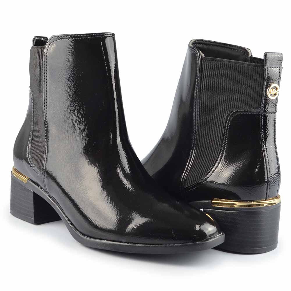 Bota Cano Curto Via Marte Feminina 098-016-01 Preto 6
