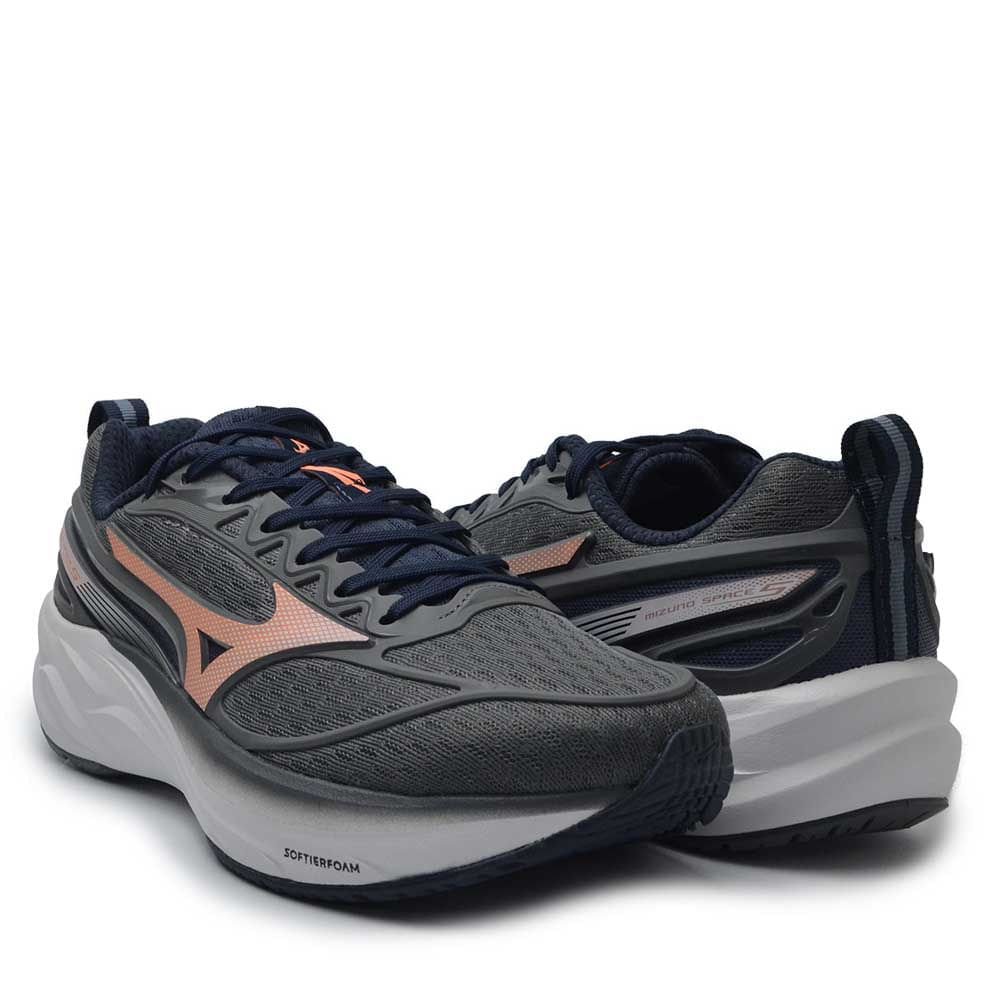 Tênis Esportivo Mizuno Feminino Space 5 101034034 Cinza 6