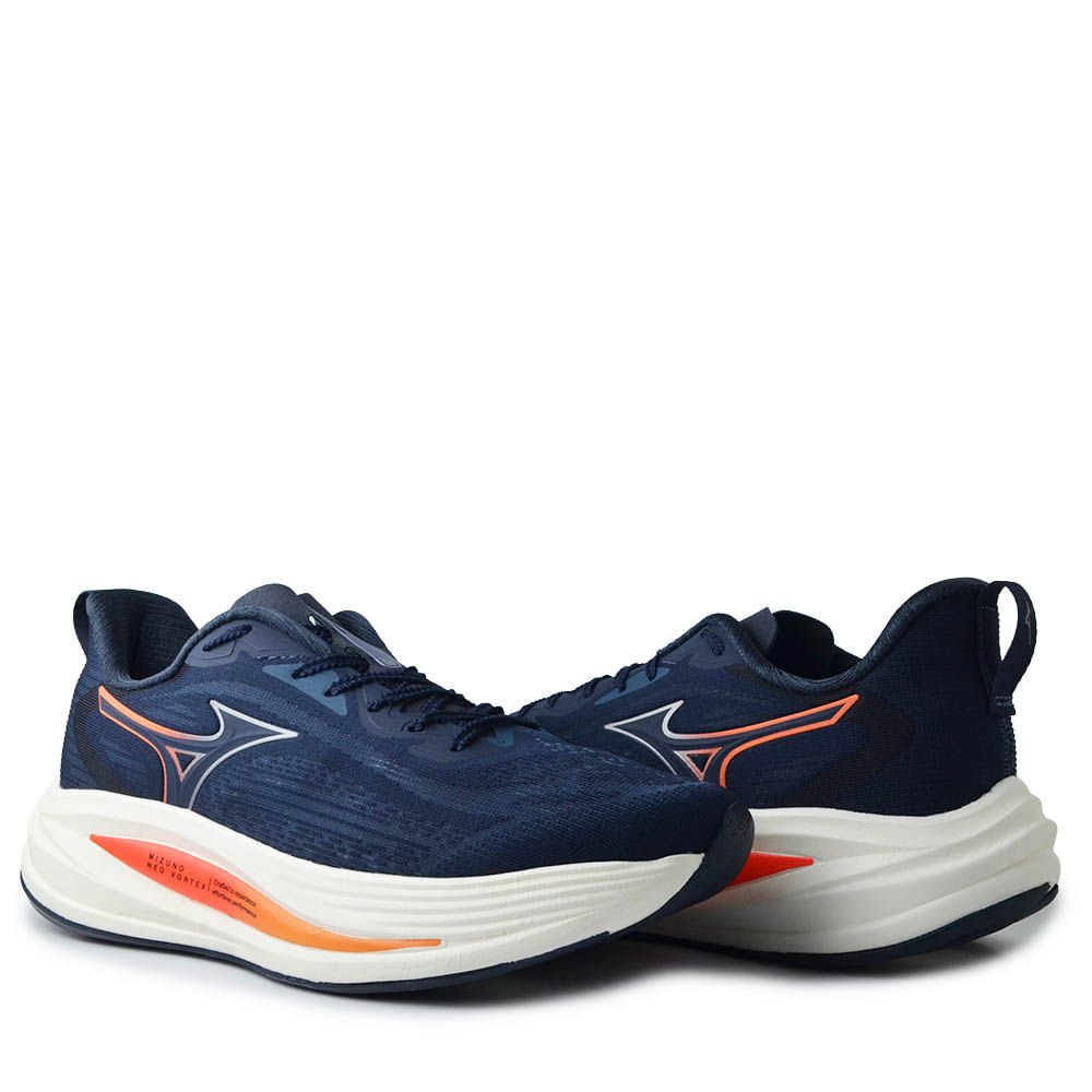 Tênis Esportivo Mizuno Masculino Neo Vortex 101141141 Azul 6