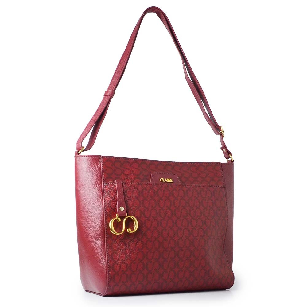 Bolsa Crossbody Maitê Classe Feminina 3352 Vermelho 2