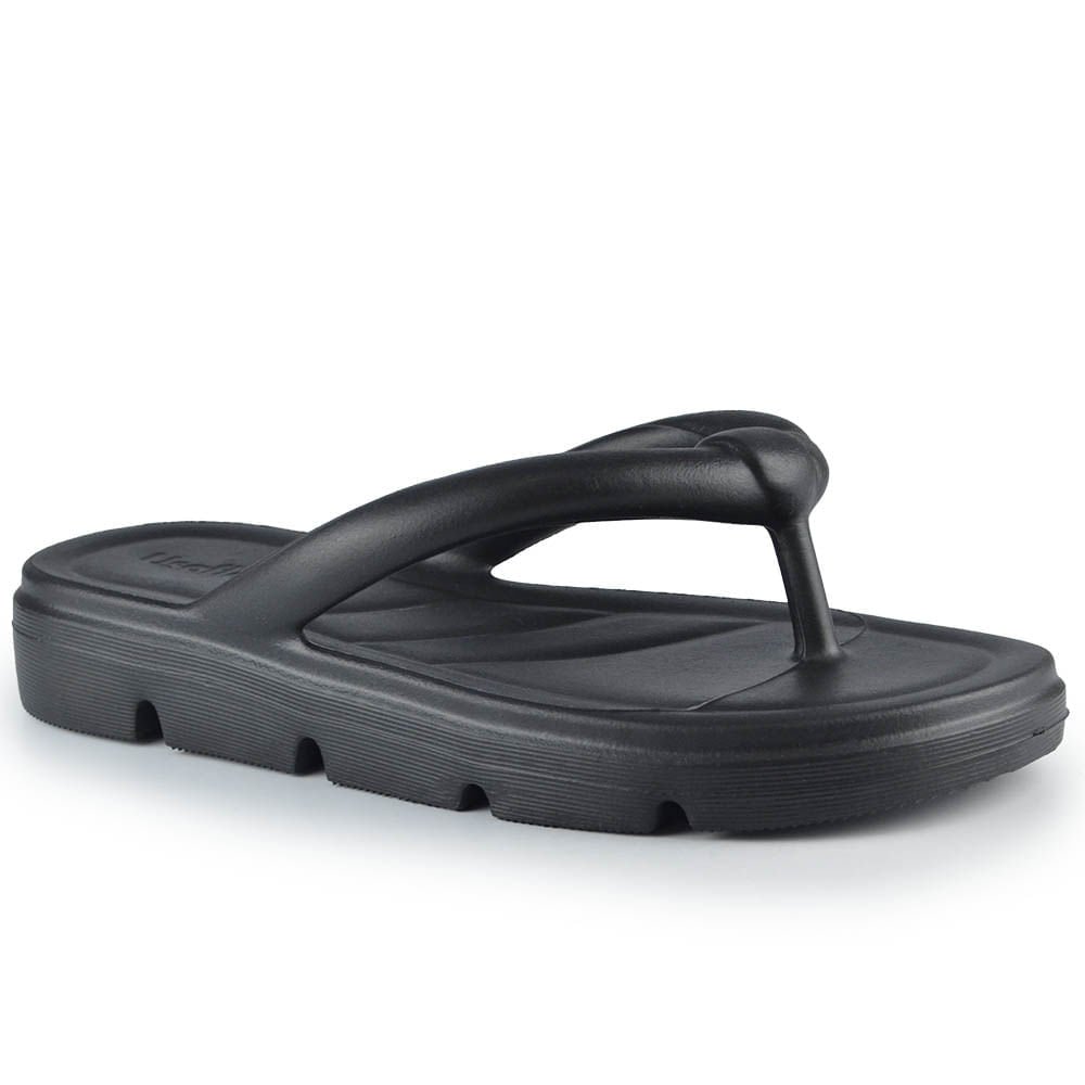 Chinelo Feminino Usaflex Nuvem Ultra Leve TM AH3 AH3001 Preto 2