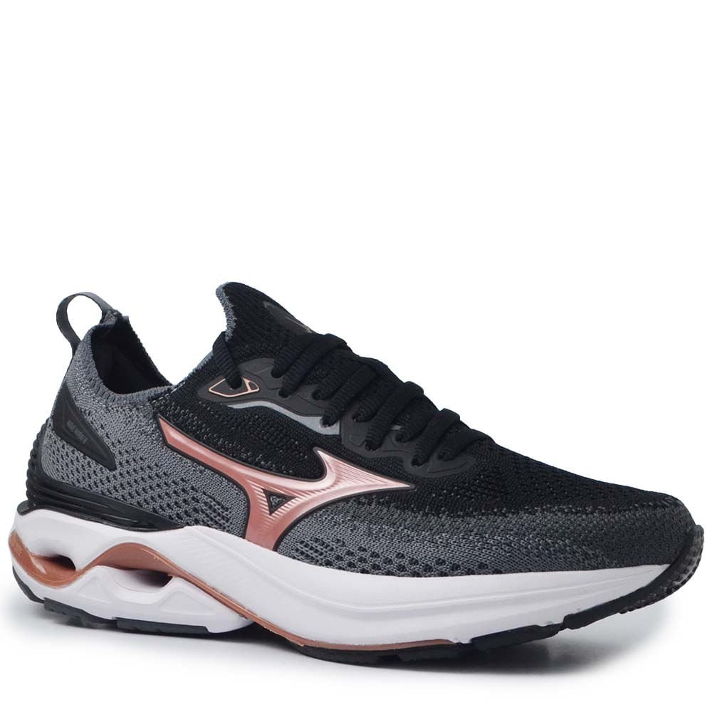 Tênis Esportivo Mizuno Wave Feminino Mirai 8 101140140 Preto 2