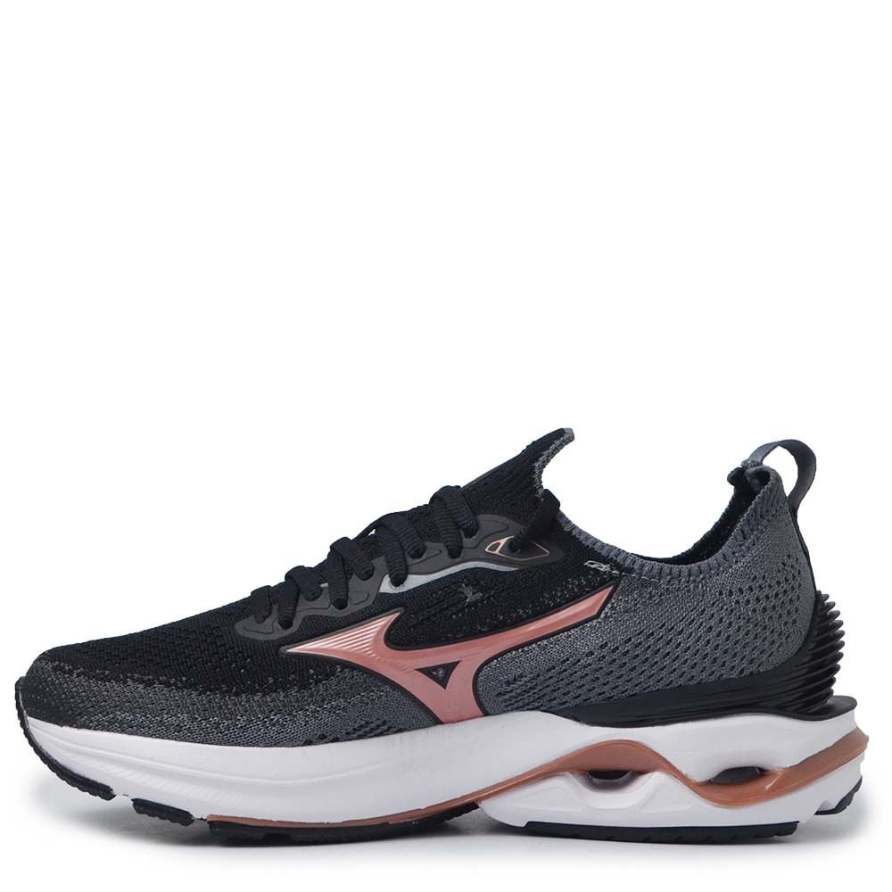 Tênis Esportivo Mizuno Wave Feminino Mirai 8 101140140 Preto 3