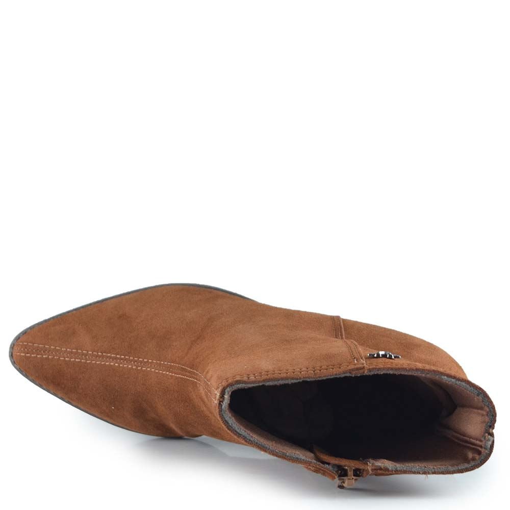 Bota Cano Curto Via Marte Feminina 355-001-01 Ocre 4