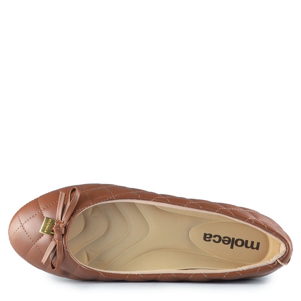 Sapatilha Moleca Feminina 5094.1701 Marrom 4