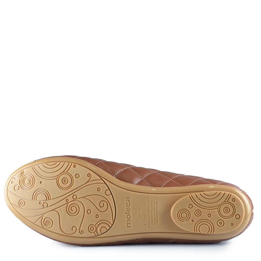 Sapatilha Moleca Feminina 5094.1701 Marrom 5