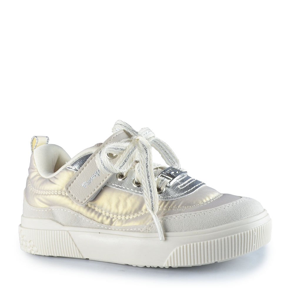 Tênis Casual Infantil Pampili Feminino 721.085 Creme 2