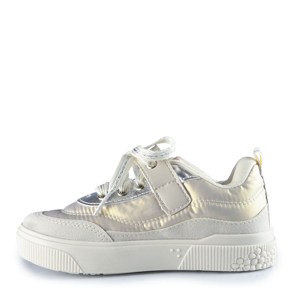 Tênis Casual Infantil Pampili Feminino 721.085 Creme 3