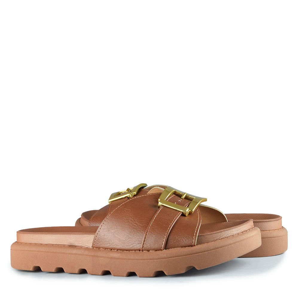 Tamanco Vizzano Feminino 6510.130 Marrom 6