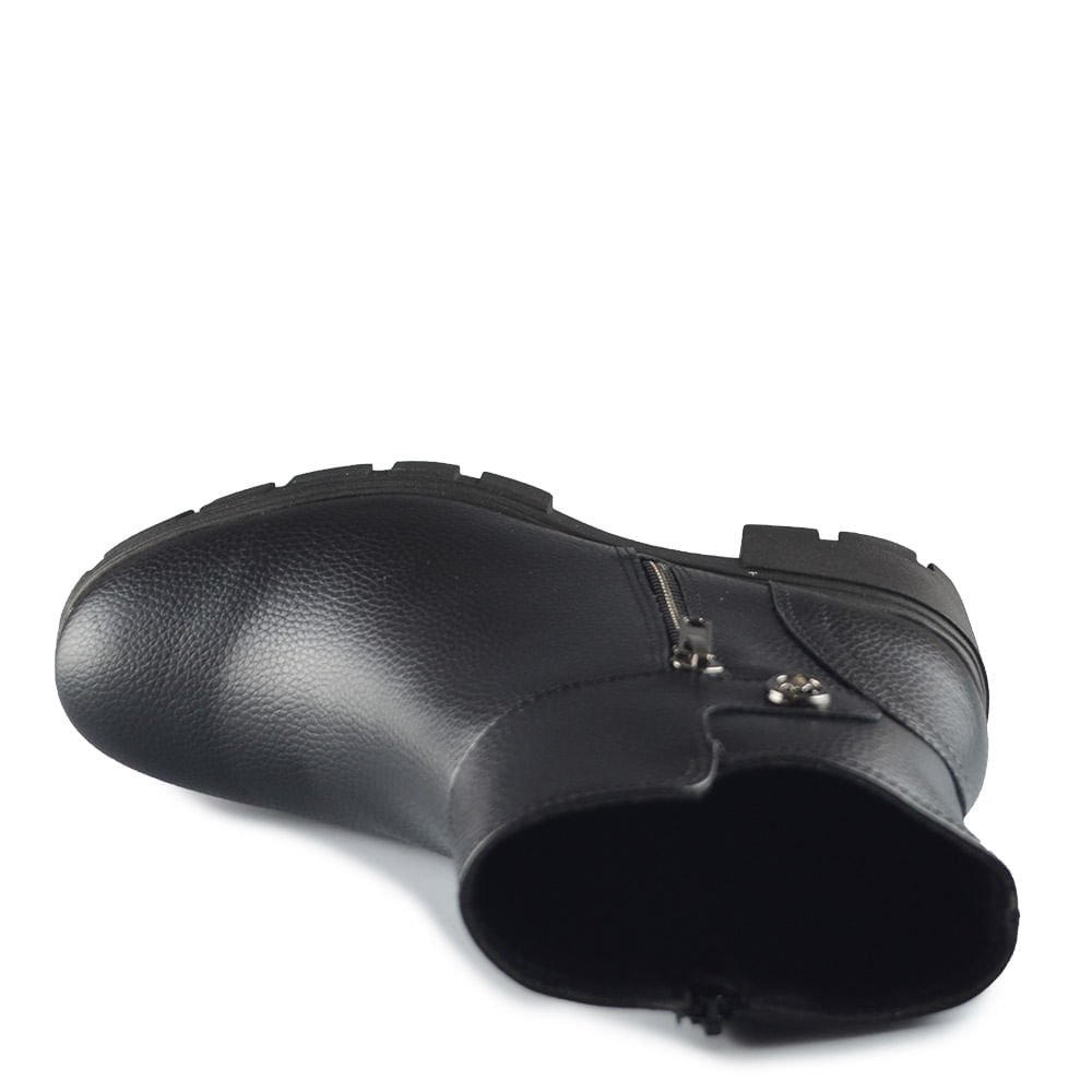 Coturno Via Marte Feminino 001-009-01 Preto 4