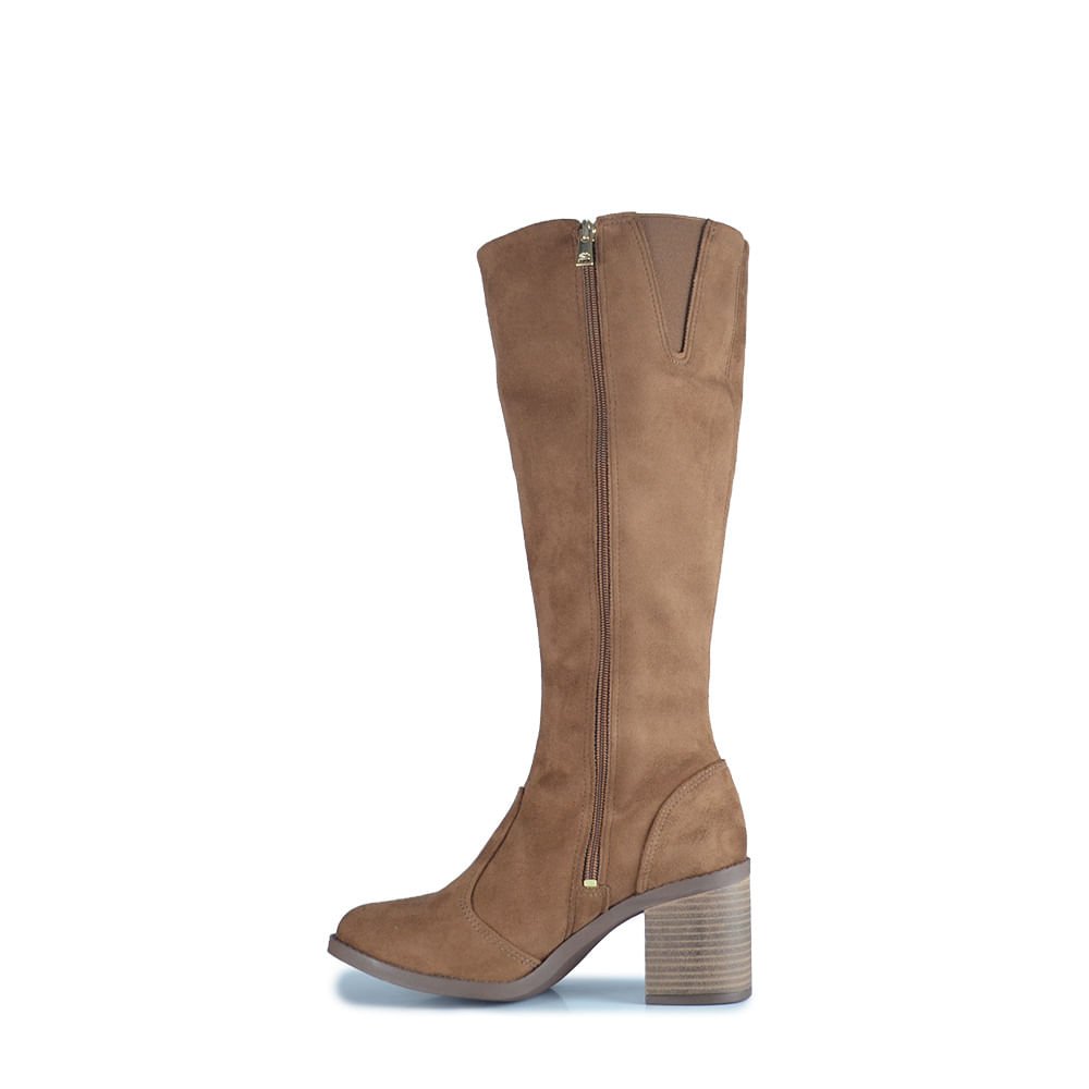 Bota Cano Longo Dakota Feminina D2581 Marrom 3