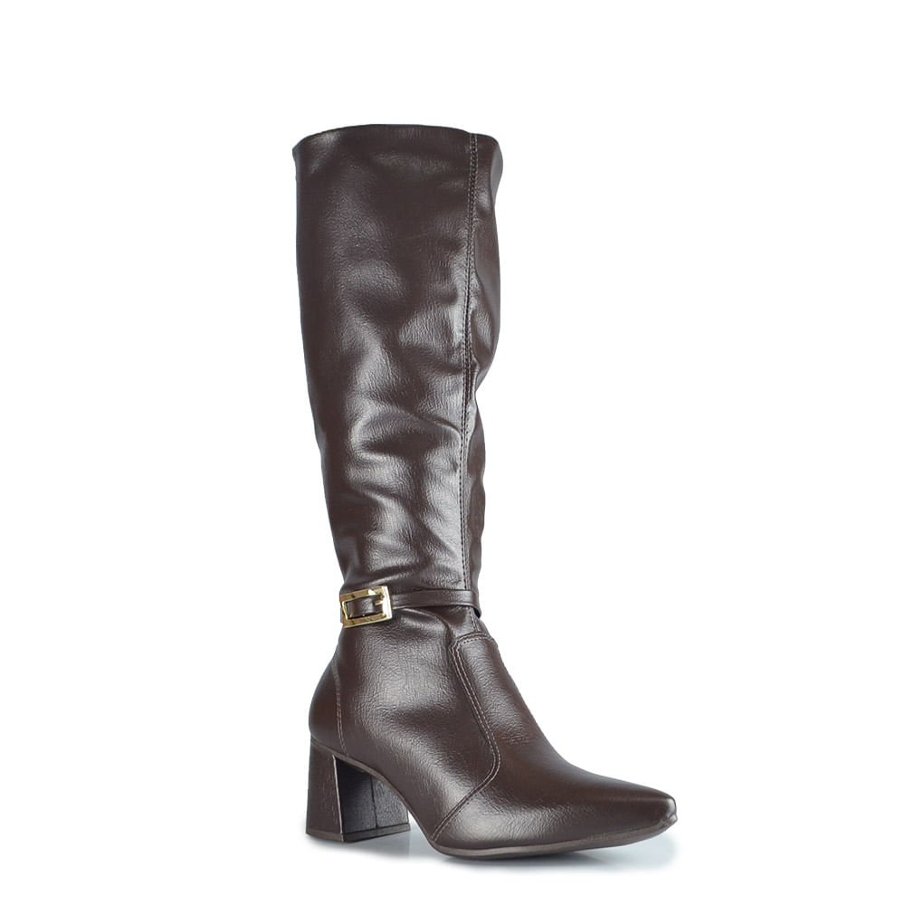 Bota Cano Longo Dakota Feminina D2752 Café 2