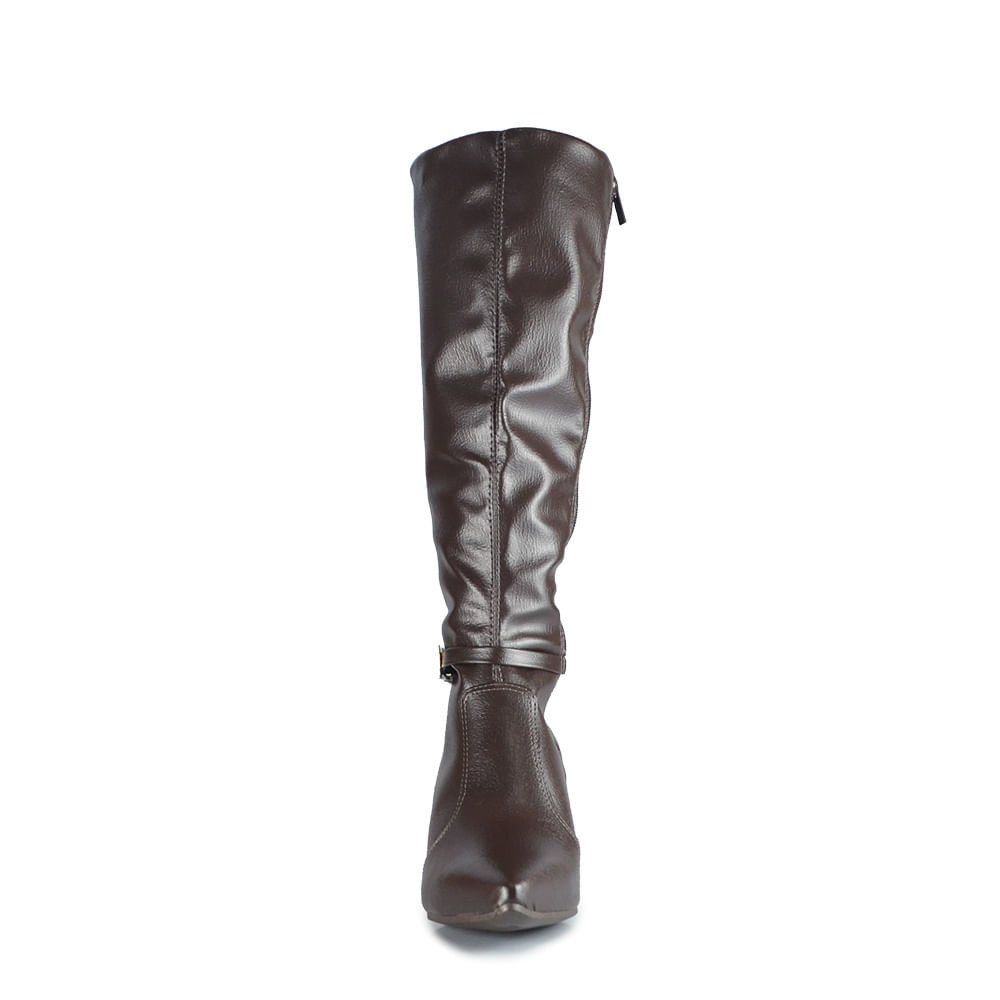 Bota Cano Longo Dakota Feminina D2752 Café 4