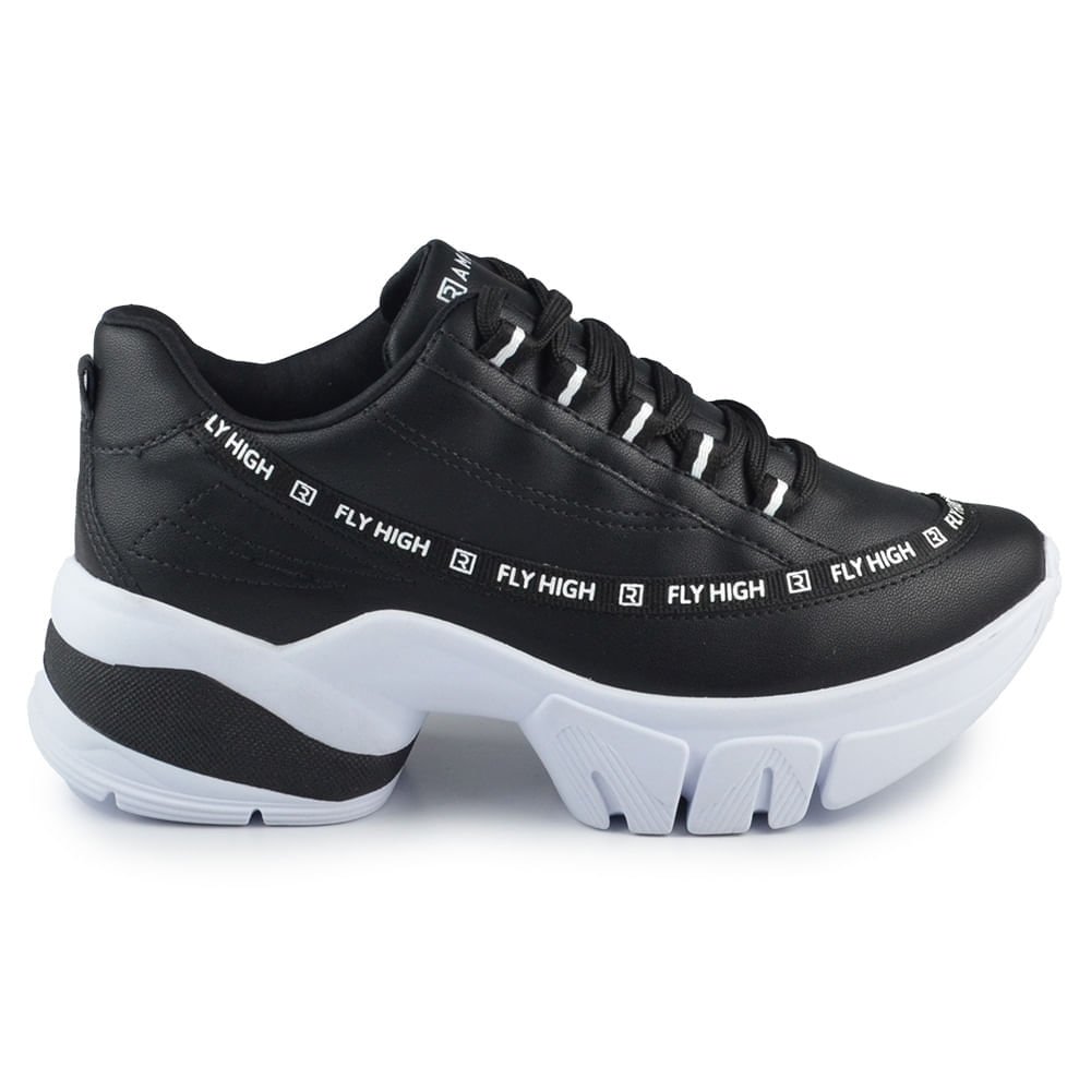 Tênis Casual Ramarim Feminino 2380104 Preto 1