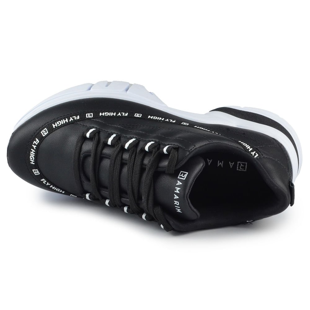 Tênis Casual Ramarim Feminino 2380104 Preto 5
