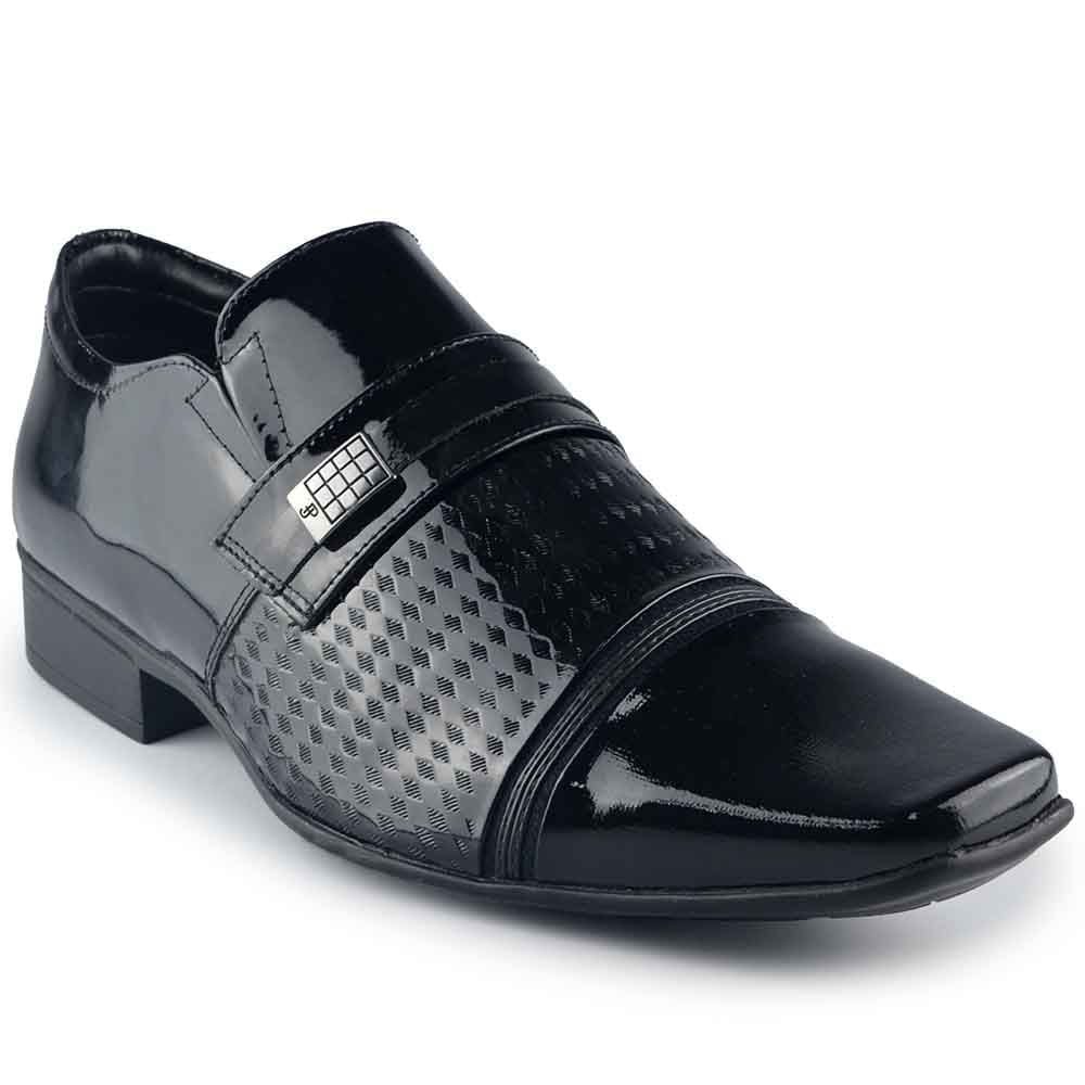 Sapato Social Jota Pe Masculino Air Fergus - Couro Preto 2
