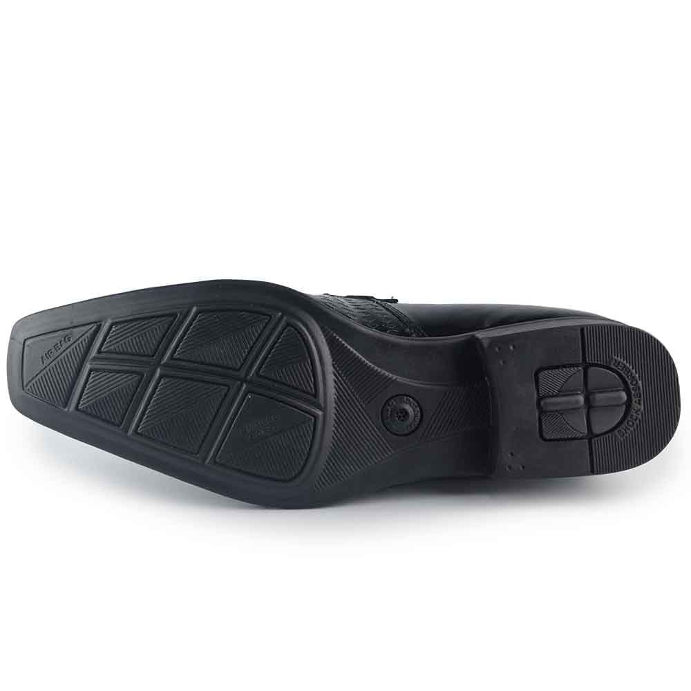 Sapato Social Jota Pe Masculino Air Fergus - Couro Preto 5