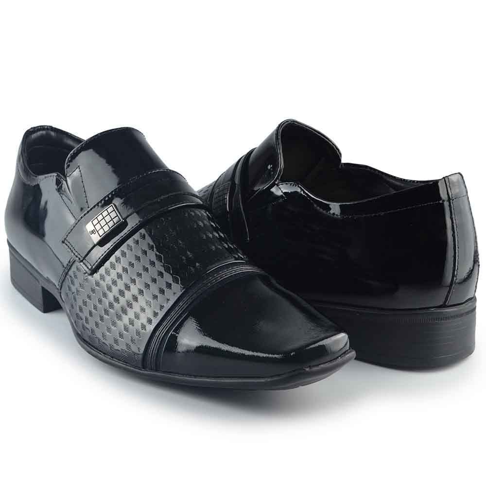 Sapato Social Jota Pe Masculino Air Fergus - Couro Preto 6