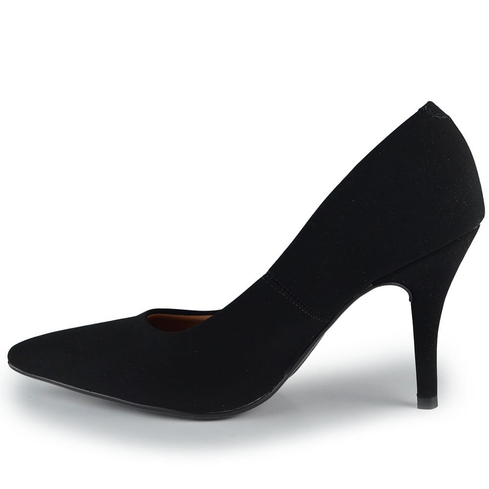 Scarpin Feminino Vizzano Salto Alto Fino 1184.1101 NBK Preto 2
