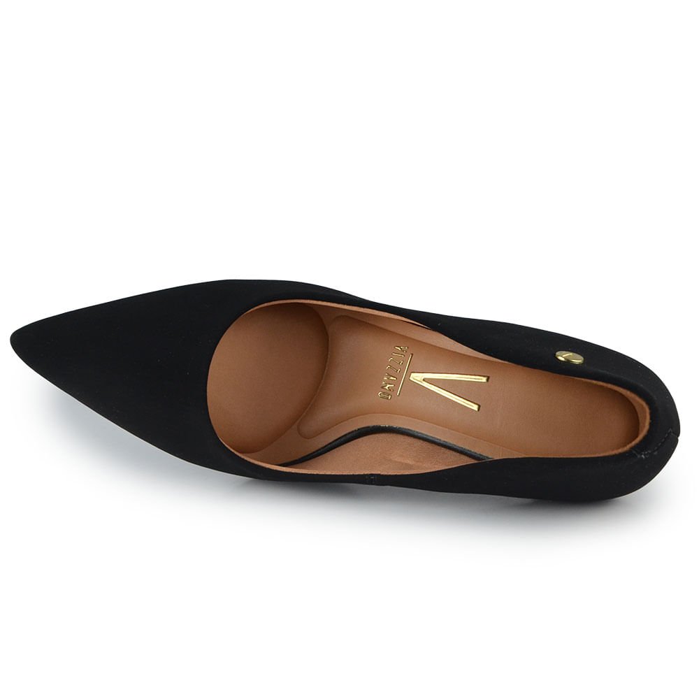 Scarpin Feminino Vizzano Salto Alto Fino 1184.1101 NBK Preto 3