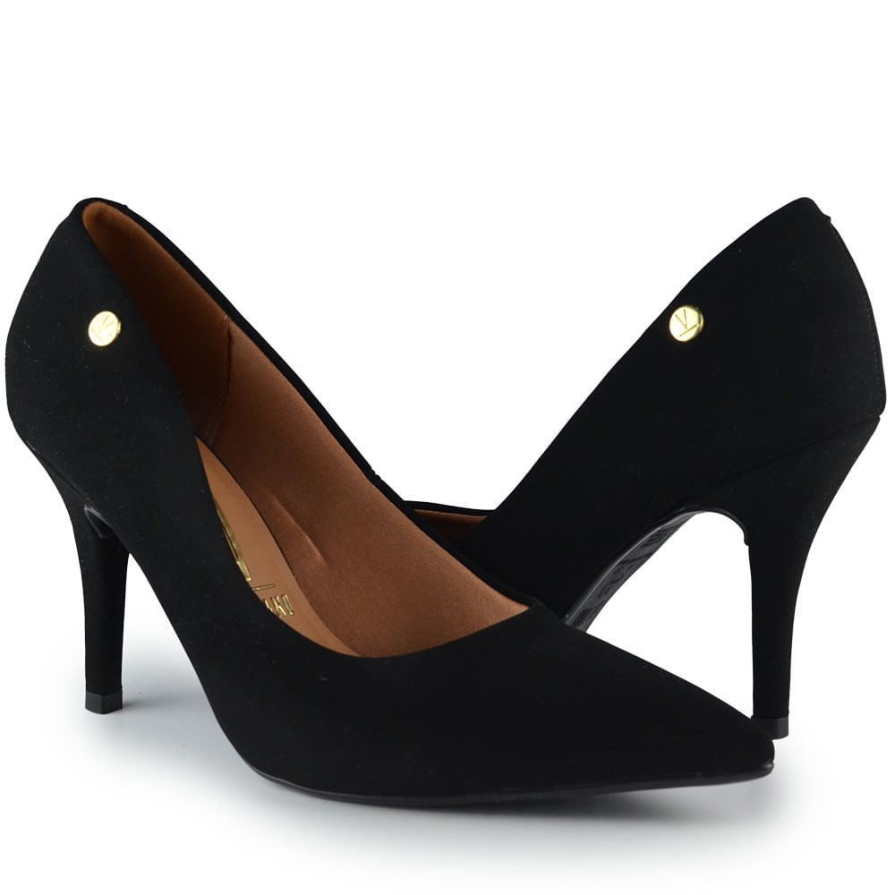 Scarpin Feminino Vizzano Salto Alto Fino 1184.1101 NBK Preto 5