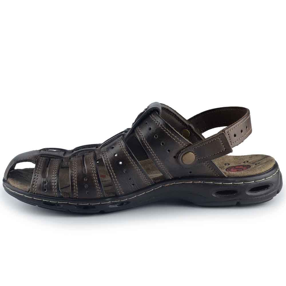 Papete Masculina Pegada Couro 130687-03 Marrom Escuro 3