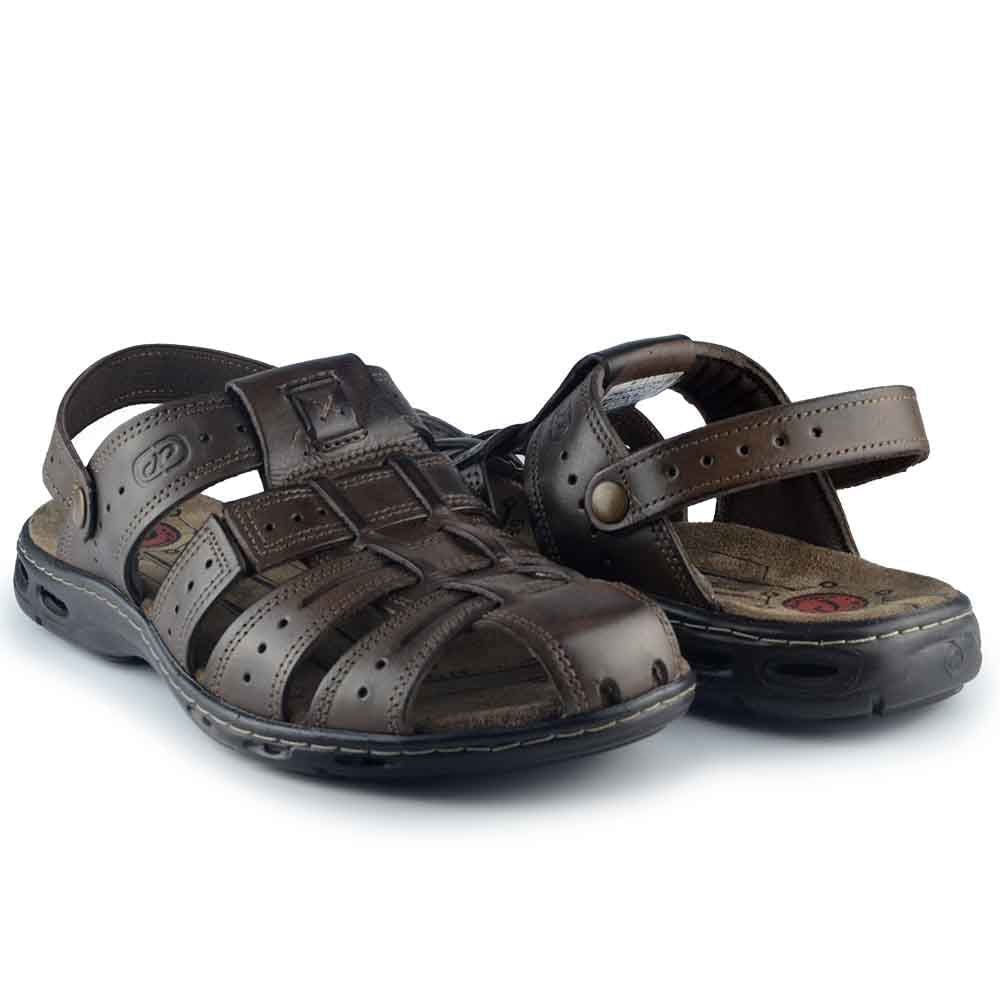 Papete Masculina Pegada Couro 130687-03 Marrom Escuro 6