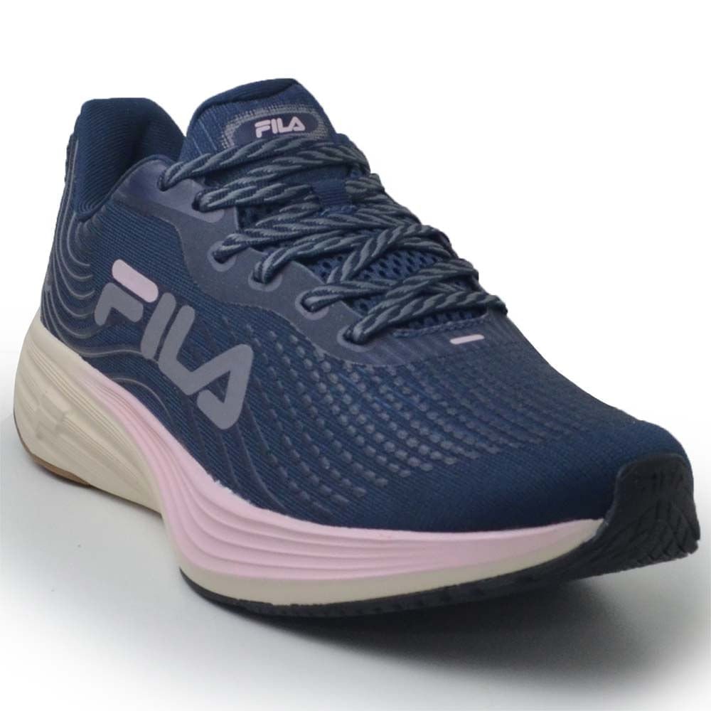Tênis Esportivo Fila Feminino Racer Curve 2 F0R00151 Azul Marinho 2