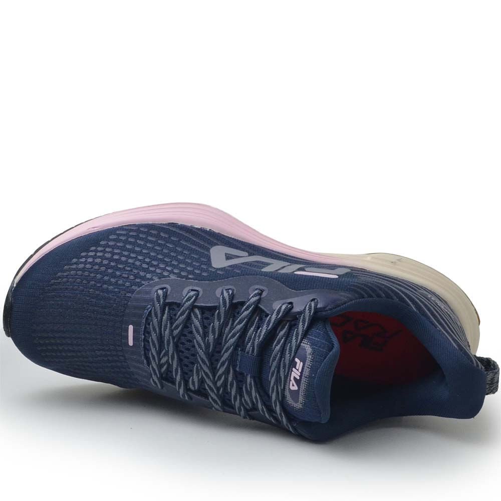Tênis Esportivo Fila Feminino Racer Curve 2 F0R00151 Azul Marinho 4
