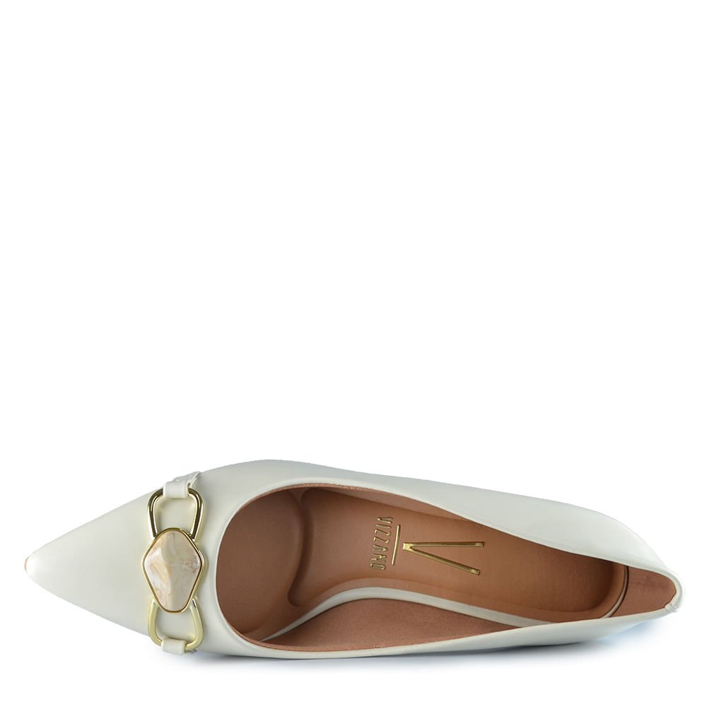 Scarpin Vizzano Feminino 1122.898 Off White 3