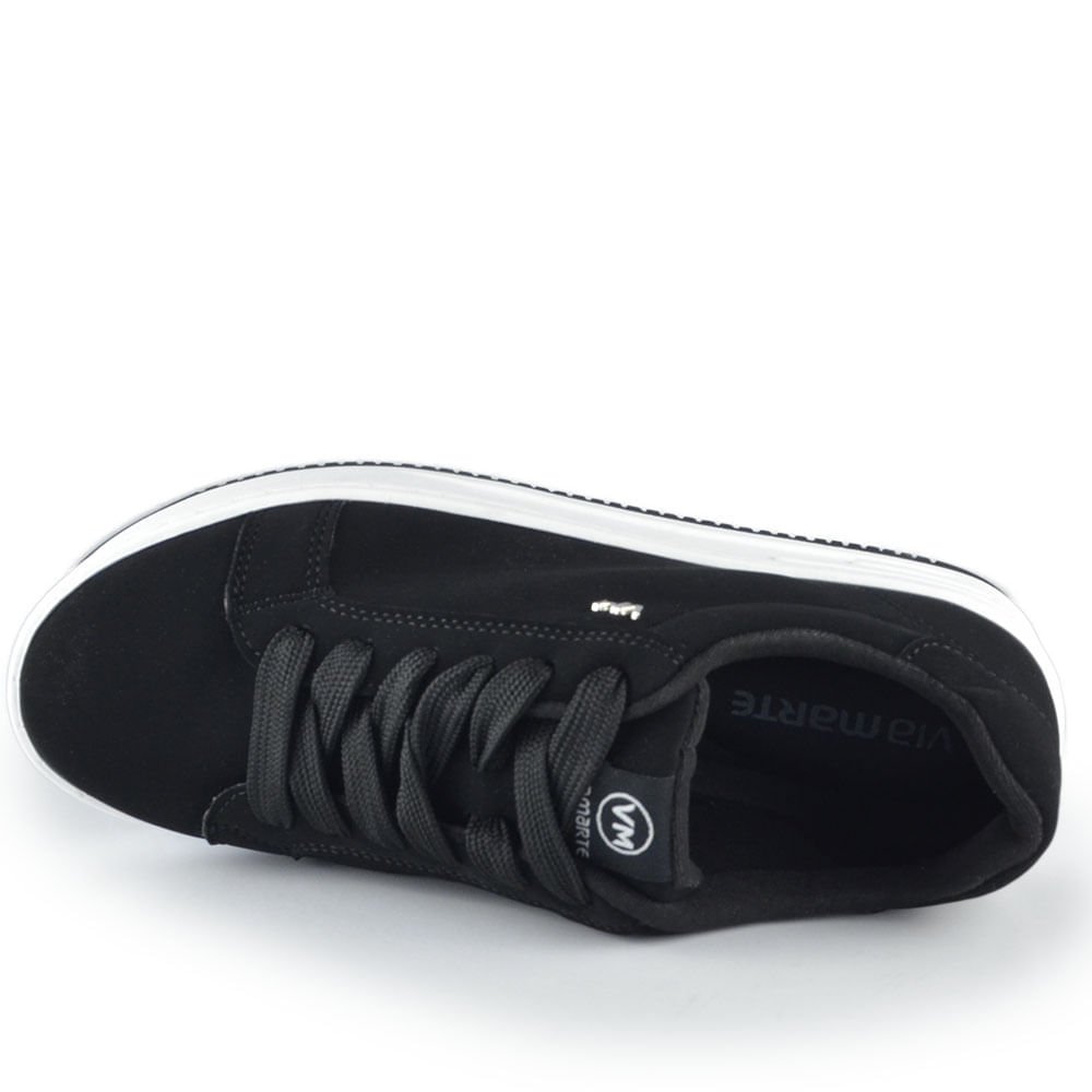 Tênis Casual Via Marte Feminino 065-001-01 Preto 4