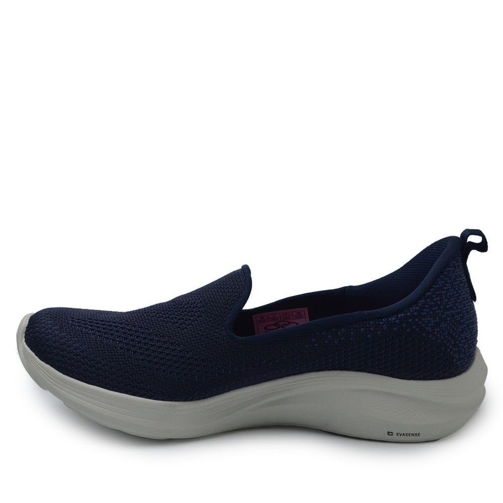 Tênis Casual Olympikus Feminino Slip On Safira 374 Azul Marinho 3
