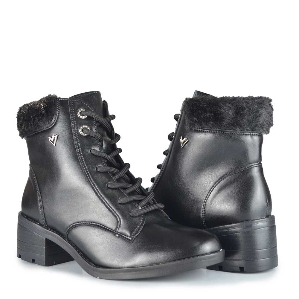 Coturno Via Marte Feminino 002-003-01 Preto 6