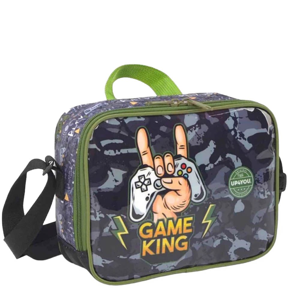 Lancheira Infantil Luxcel Masculina LA37643UP Verde 2