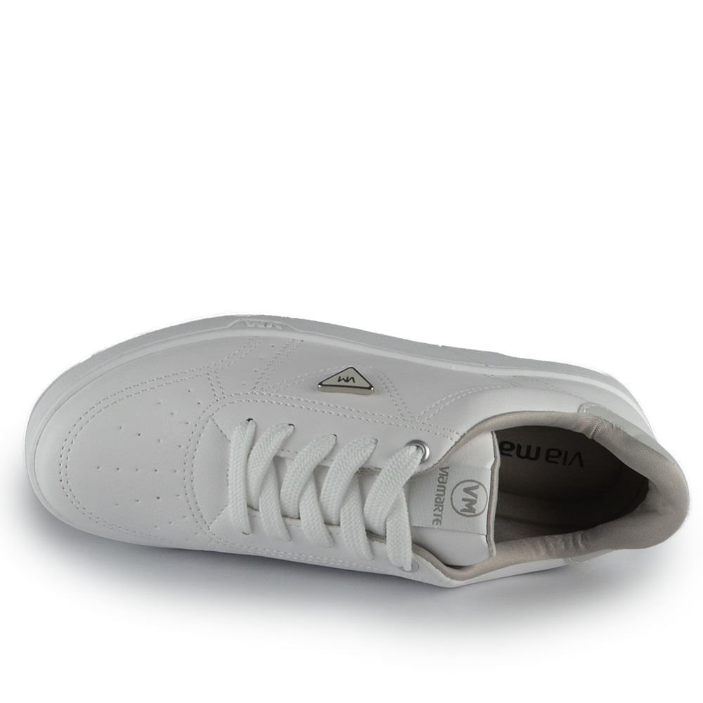 Tênis Casual Via Marte Feminino 042-008-07 Branco 4