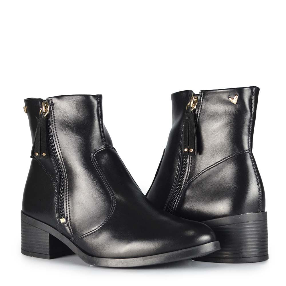 Bota Cano Curto Mississipi Feminina JI442 Preto 6