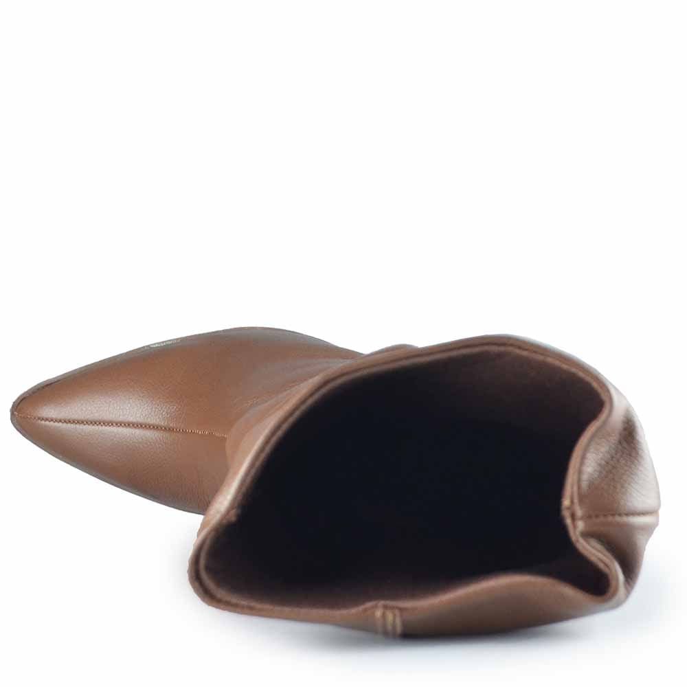 Bota Cano Médio Via Marte Feminina 079-016-02 Marrom 4