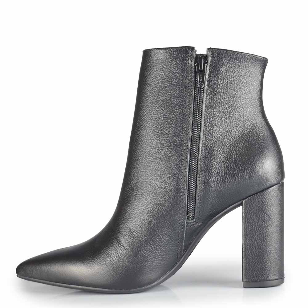 Bota Cano Curto Via Marte Feminina 063-016-01 Preto 3
