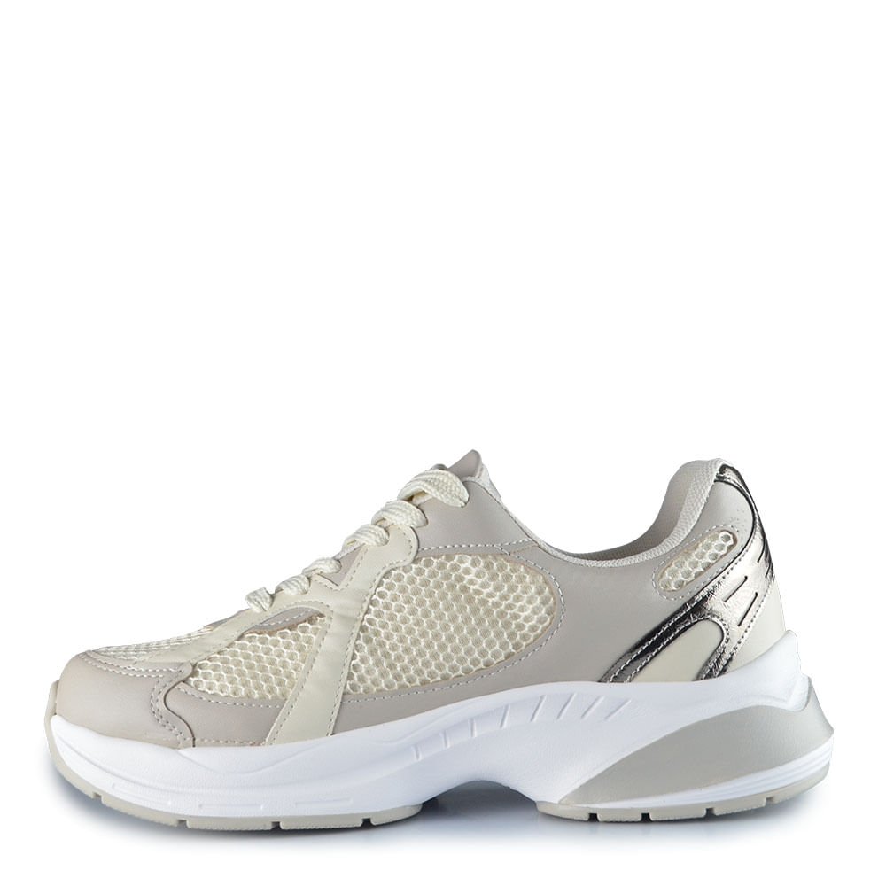 Tênis Casual Vizzano Feminino 1487.203 Creme 3