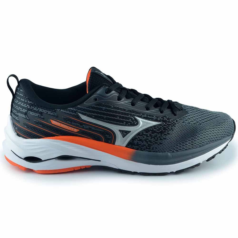 Tênis Esportivo Mizuno Masculino Wave Vitality 5 - 101057057 Cinza Escuro 1