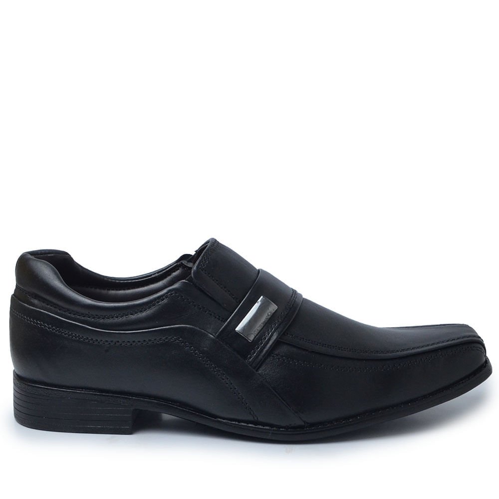 Sapato Social Zapattero Masculino Flex 8280 Preto 1