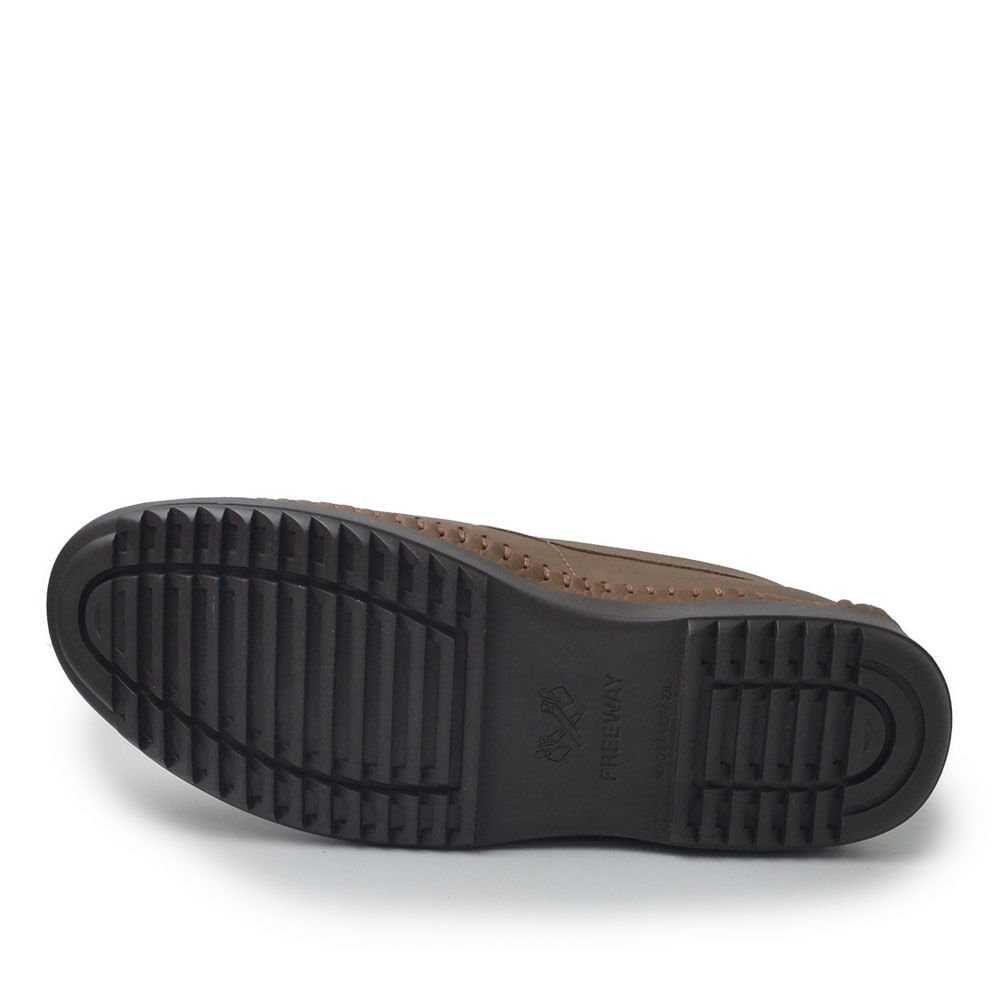 Mocassim Freeway Masculino LOGANX-02 Marrom 5