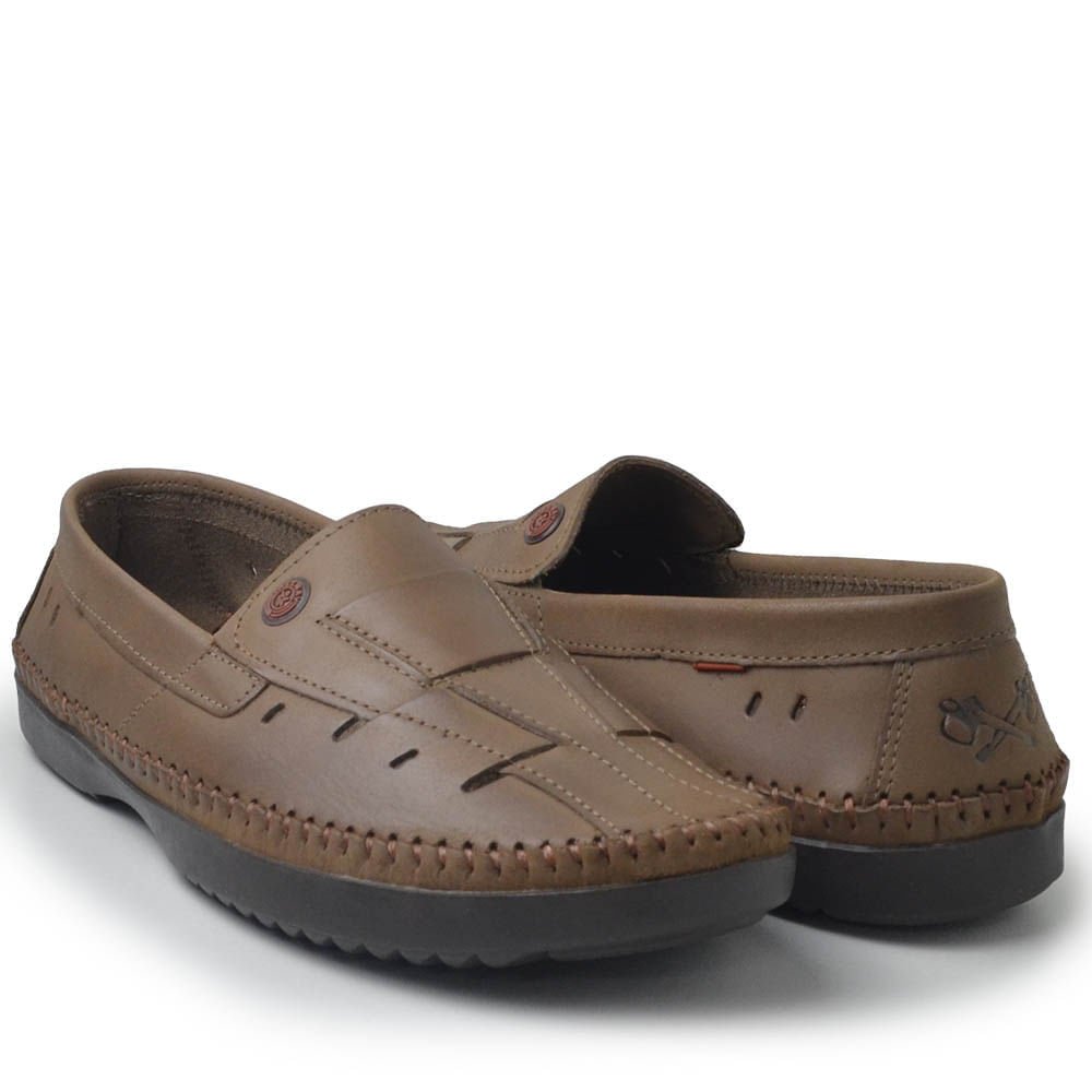 Mocassim Freeway Masculino LOGANX-02 Marrom 6