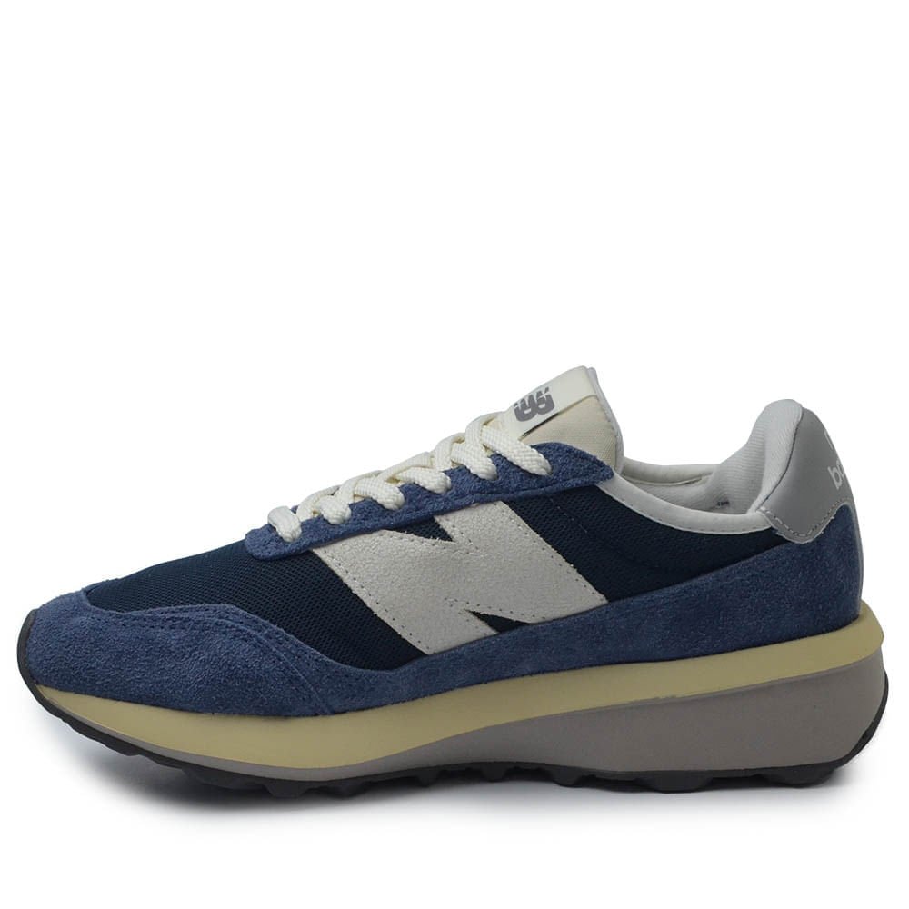 Tênis Casual New Balance Masculino 370V1 Azul Marinho 3