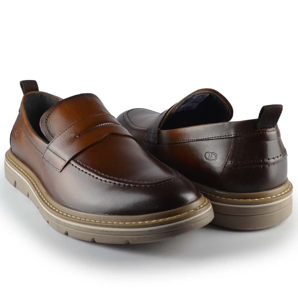 Sapato Social Democrata Masculino Jeff 604103 Marrom 6