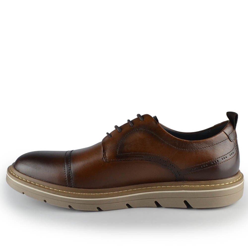 Sapato Social Democrata Masculino Jeff 604101 Marrom 3