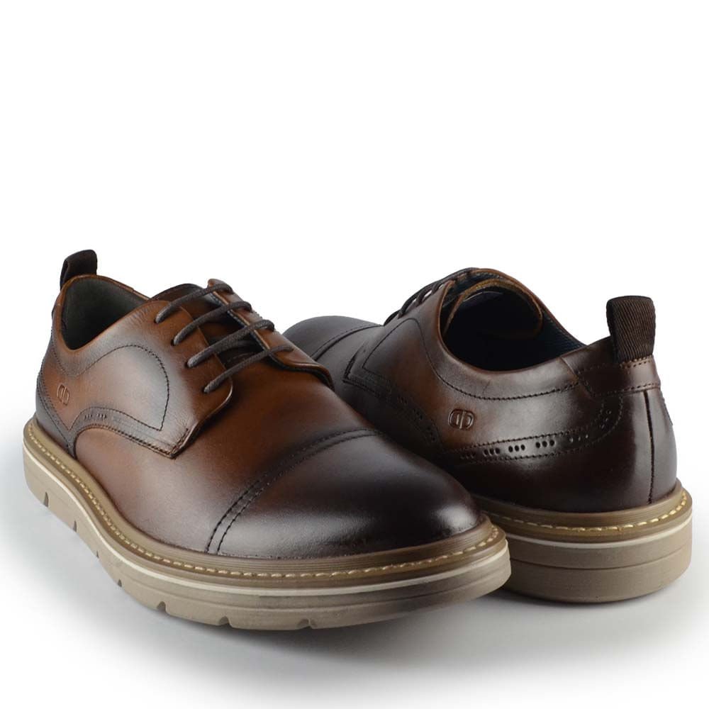Sapato Social Democrata Masculino Jeff 604101 Marrom 6